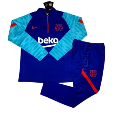 Тренувальний спортивний костюм Барселони 2020/2021 синьо-блакитний