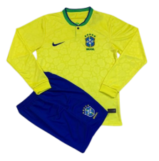 Футбольна форма збірної Бразилії з довгим рукавом ЧС 2022 stadium домашня