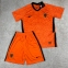 Детская футбольная форма сборной Голландии на Евро 2020 домашняя оранжевая 0