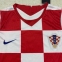 Футбольная форма сборной Хорватии Евро 2020 красно-белая 3