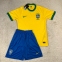 Детская футбольная форма сборной Бразилии 2020 желтая 0