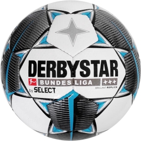 М’яч футбольний DERBYSTAR FB BL BRILLANT REPLICA (3955100038)