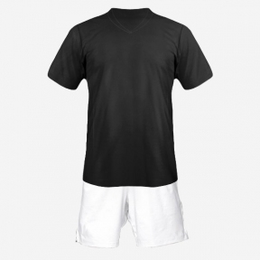 Футбольная форма Playfootball (black-white)
