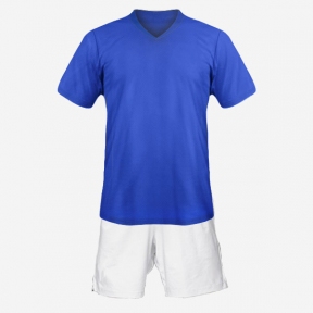 Футбольная форма Playfootball (blue-white)
