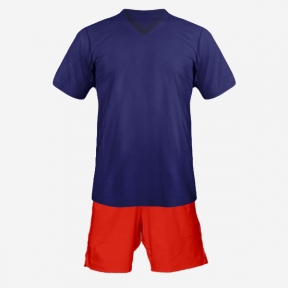 Футбольная форма Playfootball (dark-blue-red)