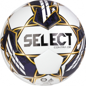 Футбольный мяч SELECT Contra FIFA Basic v23 бело-желтый