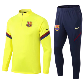 Тренировочный спортивный костюм Барселоны 2020/2021 салатовый