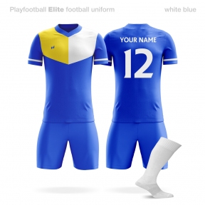 Футбольная форма Playfootball Elite blue-yellow