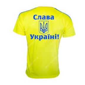 Футболка фаната сборной Украины Евро 2016 fan home с принтом (fan home принт)