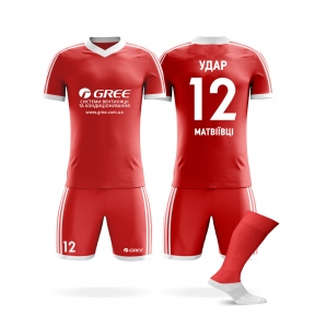 Футбольная форма на заказ Gree red