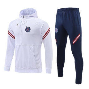 Cпортивный костюм ПСЖ с капюшоном 2022/2023 stadium белый
