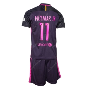Детская футбольная форма Барселоны 2016/2017 Неймар выездная (JR FCB 2016/2017 Neymar away)