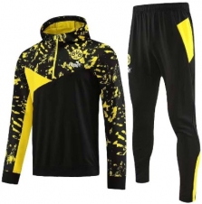 Спортивный костюм Боруссия Дортмунд с капюшоном 2023/2024 желто-черный
