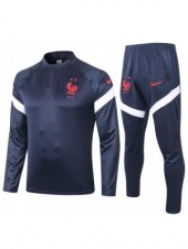 Тренувальний спортивний костюм збірної Франції 2021 темно-синій