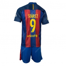 Детская футбольная форма Барселоны 2016/2017 Суарес домашняя (JR FCB 2016/2017 Suarez home)
