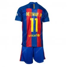 Детская футбольная форма Барселоны 2016/2017 Неймар домашняя (JR FCB 2016/2017 Neymar home)