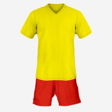 Футбольная форма Playfootball (yellow-red-1)