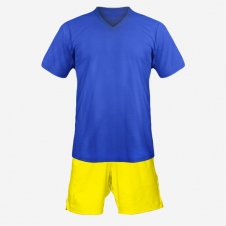 Футбольная форма Playfootball (blue-yellow)