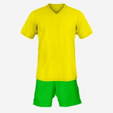 Детская футбольная форма Playfootball (yellow-green)