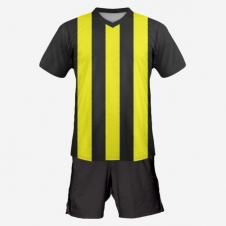Футбольная форма Playfootball (black-yellow)