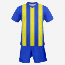 Футбольная форма Playfootball (blue-yellow)
