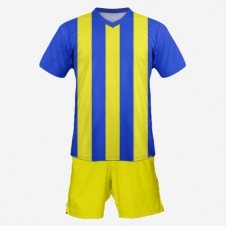 Футбольная форма Playfootball (blue-yellow-2)