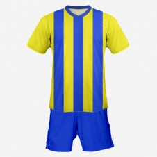 Футбольная форма Playfootball (blue-yellow-4)