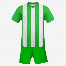 Футбольная форма Playfootball (green-white-2)