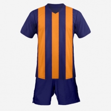Футбольная форма Playfootball (orange-darkblue)