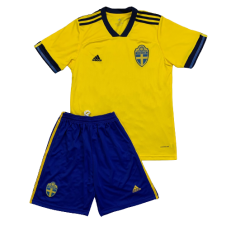 Футбольная форма сборной Швеции Евро 2020 желтая