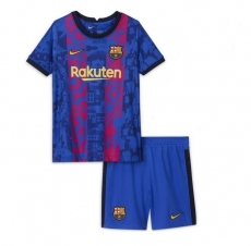 Детская футбольная форма Барселона 2021/2022 stadium резервная