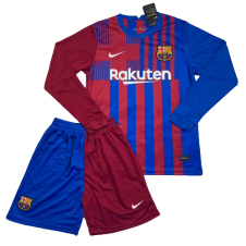 Футбольна форма Барселона з довгим рукавом 2021/2022 домашня stadium
