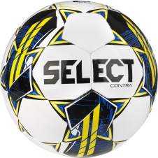 Футбольный мяч SELECT Contra FIFA Basic v23 бело-желтый