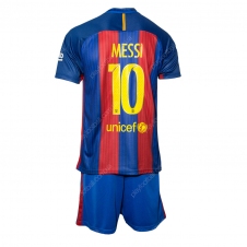Детская футбольная форма Барселоны 2016/2017 Месси домашняя (JR FCB 2016/2017 Messi home)