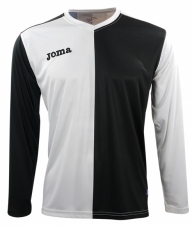 Футболка Joma Premier черно-белая (длинный рукав)