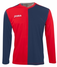 Футболка Joma Premier красно-синяя (длинный рукав)
