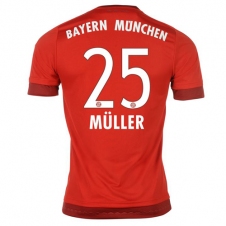 Футболка Bayern Munchen stadium home 2015/16 Muller 25