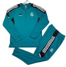 Детский тренировочный спортивный костюм Реал 2022/2023 бирюзовий