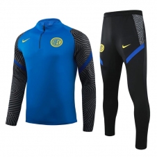 Тренировочный спортивный костюм Интер 2020/2021 синий