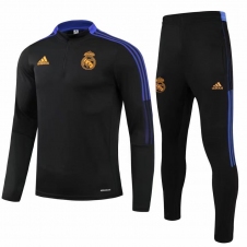 Тренировочный спортивный костюм Реала 2021/2022 черный