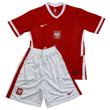 Футбольная форма сборной Польши на Евро 2020 красная