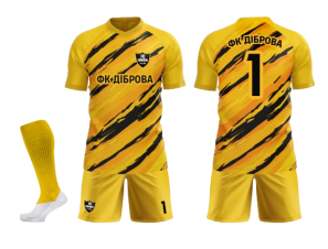 Футбольна форма на замовлення Фк Діброва жовта