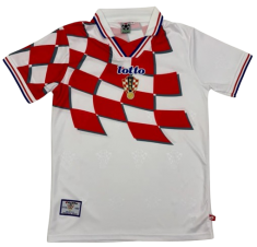 Ретро-футболка збірної Хорватії 1998 stadium, біло-червона