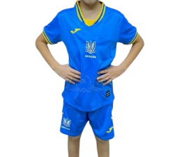 Дитяча футбольна форма збірної України Євро 2024 stadium синя