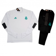 Детский тренировочный спортивный костюм Реал Мадрид 2017/2018 белый