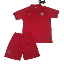 Детская футбольная форма сборной Португалии Евро 2020 бордовая
