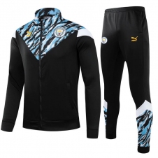 Спортивный костюм Манчестер Сити 2021/2022 черно-голубой