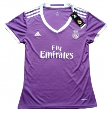 Футболка женская Реал Мадрид 2016/2017 фиолетовая