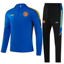 Детский тренировочный спортивный костюм Манчестер Юнайтед 2022/2023 синий