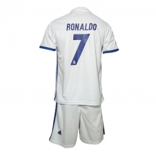 Детская футбольная форма Реал Роналдо дом 16/17(Ronaldo JR home 16/17)